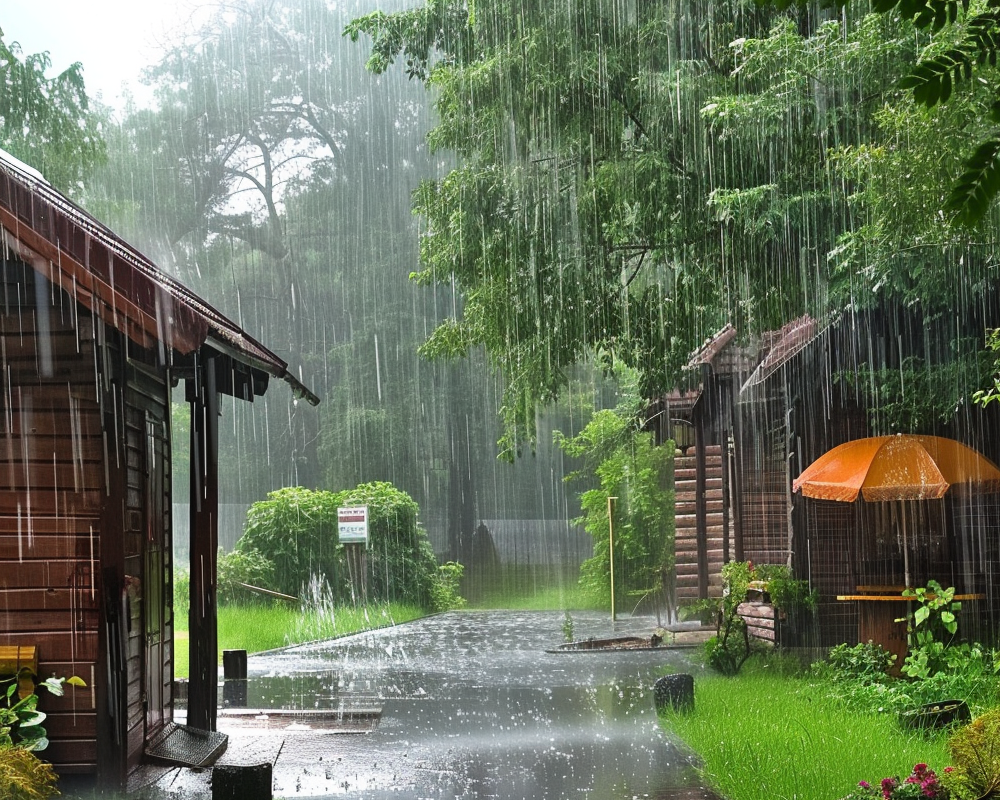 vaidas0000_87726_heavy_raining_and_few_wooden_garden_houses_lik_063011c4-25e2-4581-af24-759beeb8b17c-e1713537374656