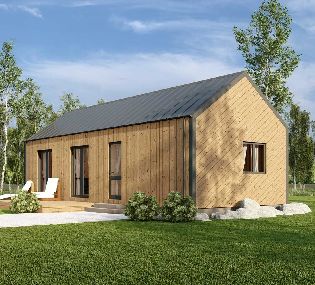 Modernes Holzhaus Bergamia