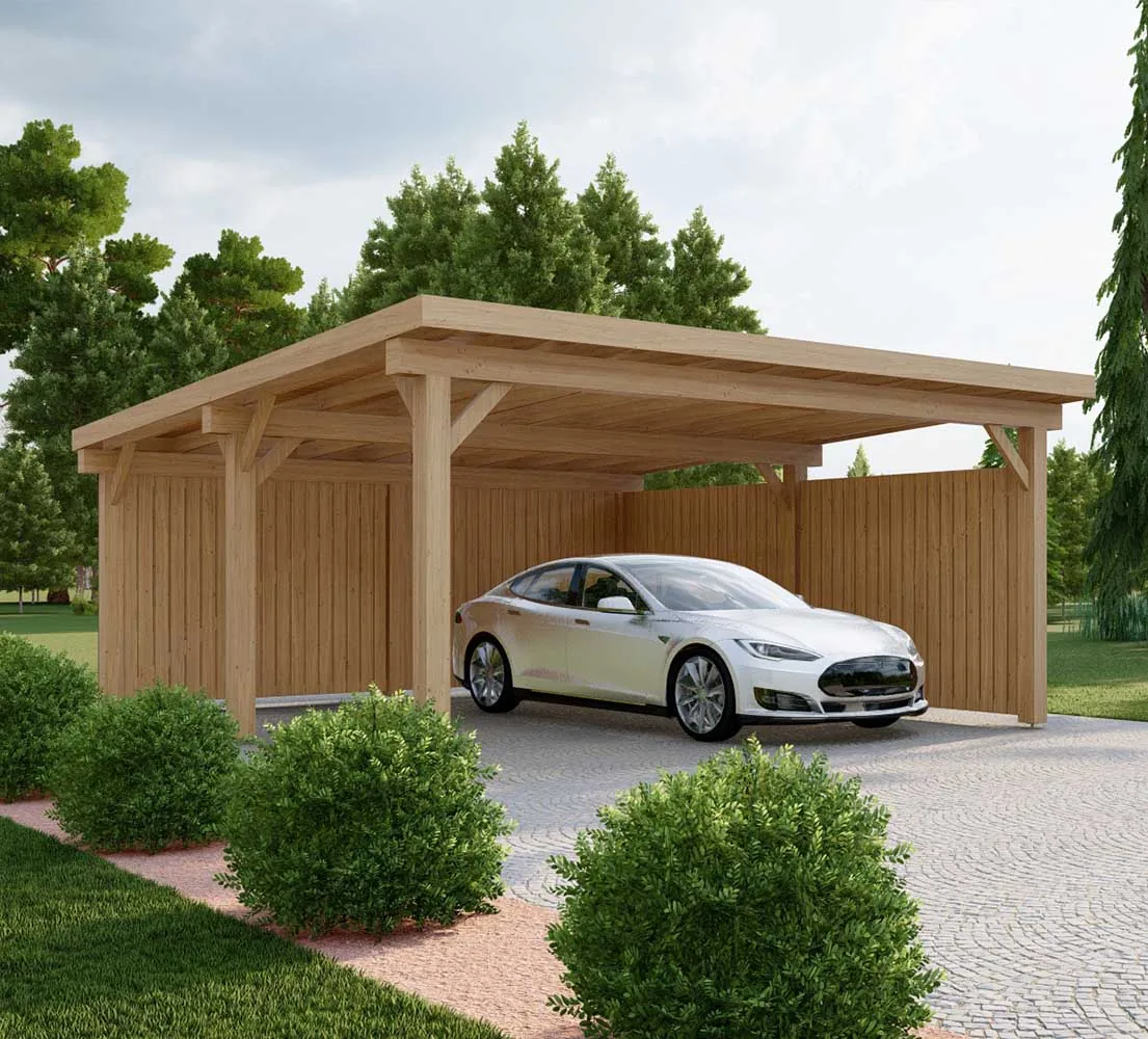 Doppelcarport Magnolia W4, 6x6 m