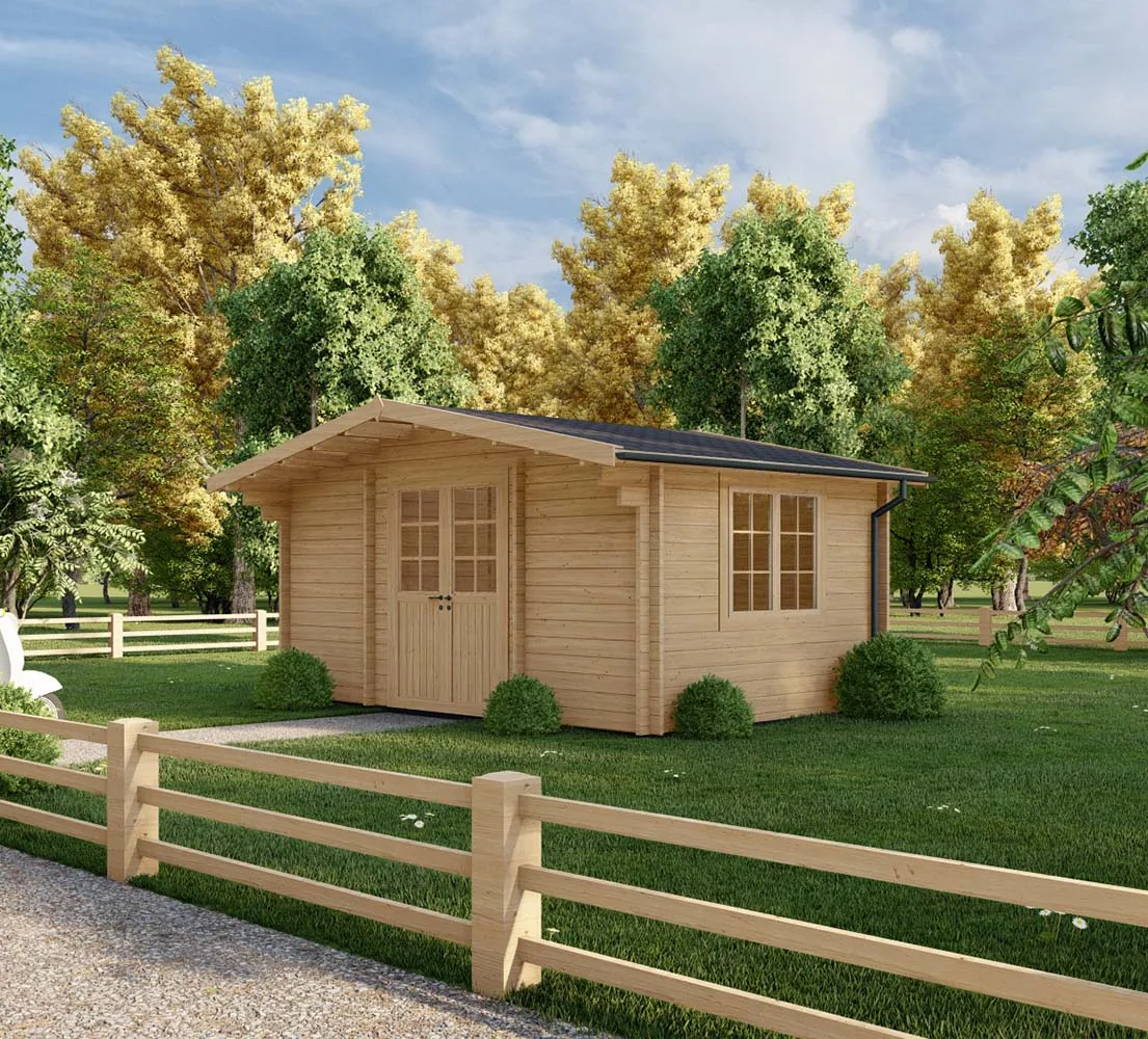 Kleines Gartenhaus Solanum, 5x3 m, BF 14 m2 