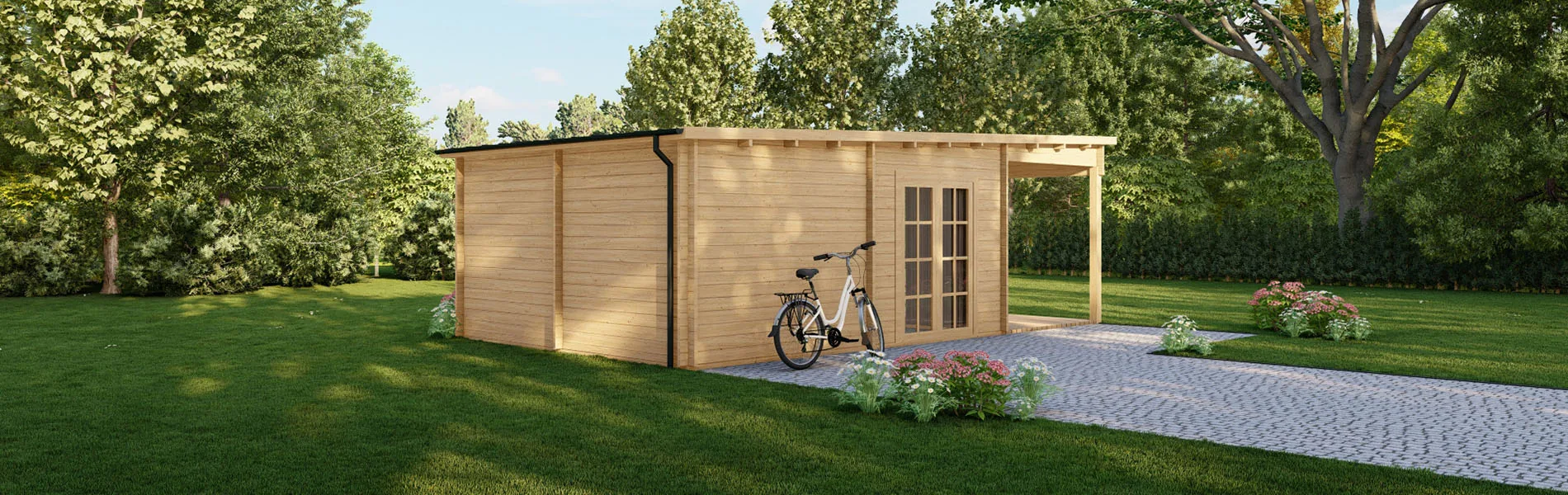 Grosses Gartenhaus Maranta, 5×8, BF 36 m2 4