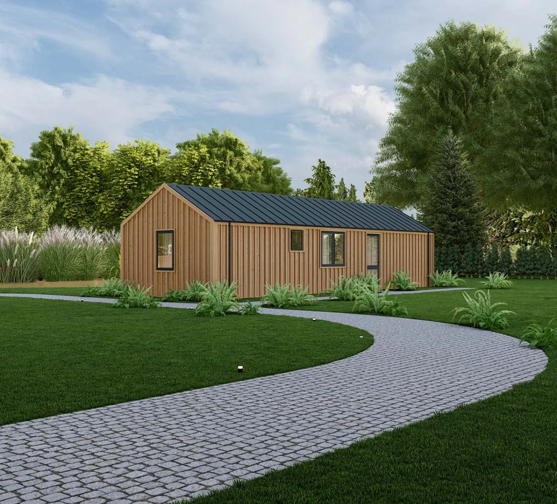 Modernes Holzhaus Fumana V3