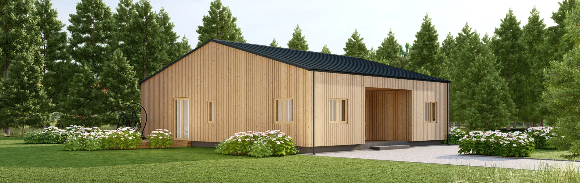 Modernes Holzhaus Lantana 2