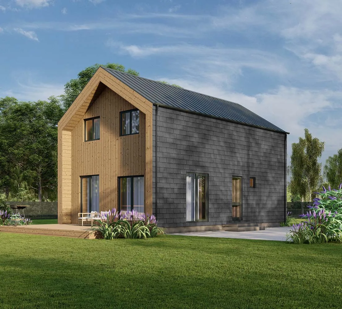 Zweigeschossiges Holzhaus Achimenes V2