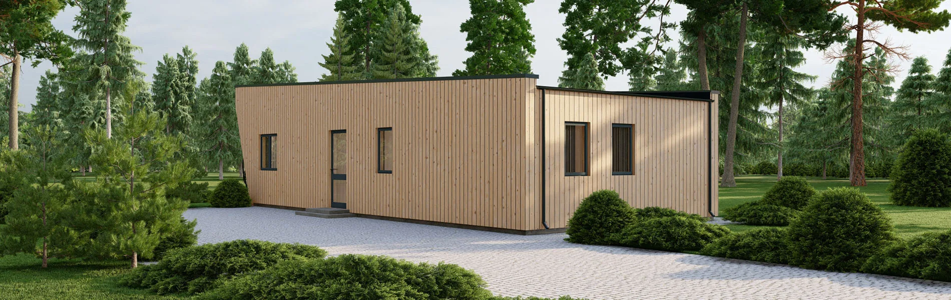 Modernes Holzhaus Coreopsis 1