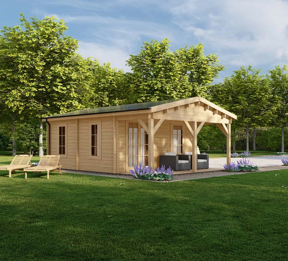 Grosses Gartenhaus Hosta 5x7, BF 35 m2