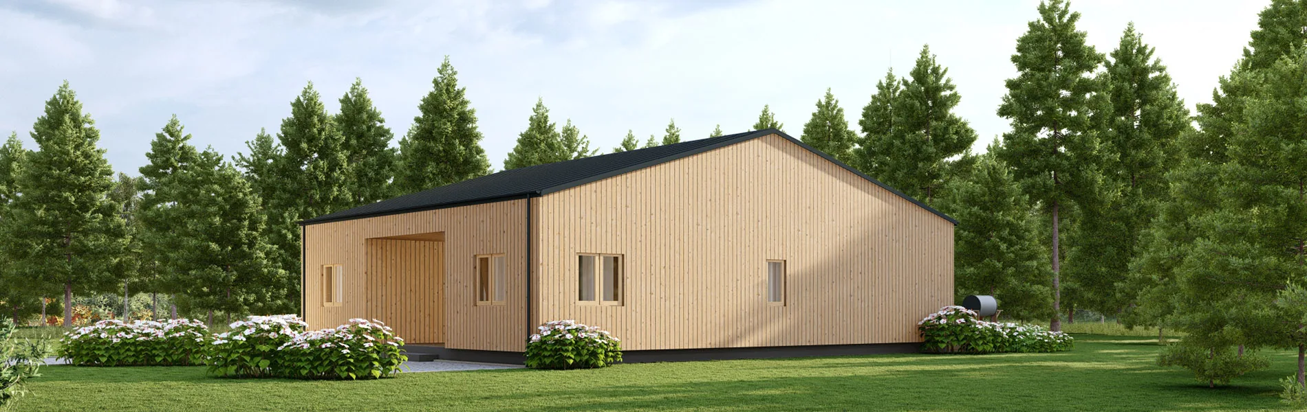 Modernes Holzhaus Lantana 3