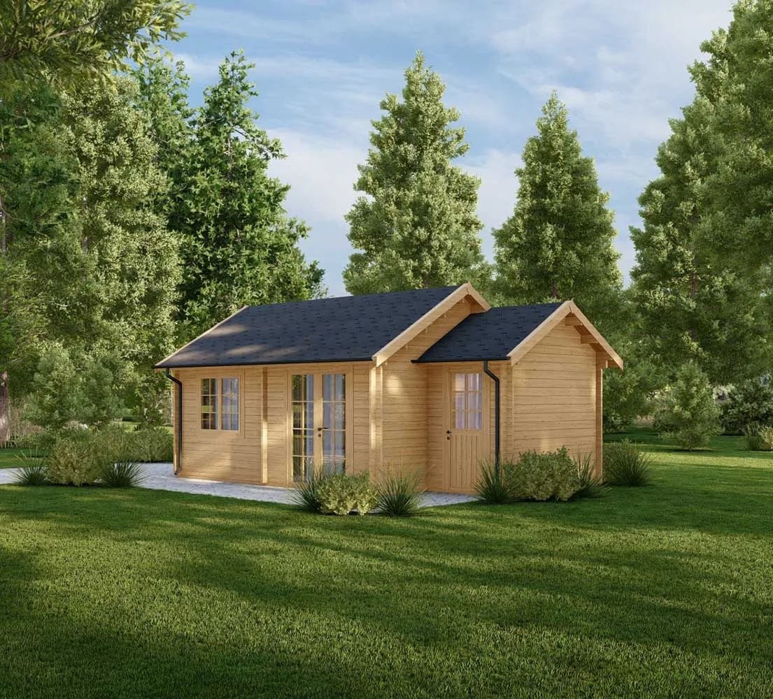 Kleines Gartenhaus Thymus, 7x4 m, BF 24 m2 