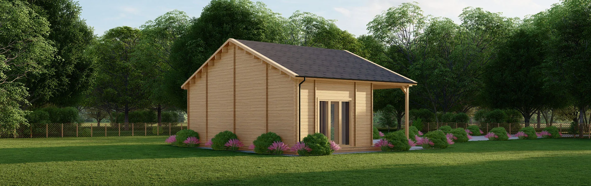 Blockbohlensauna Melissa, 10×7 m, BF 62m2 4 Blockbohlensauna Melissa, 10×7 m, BF 62m2 4