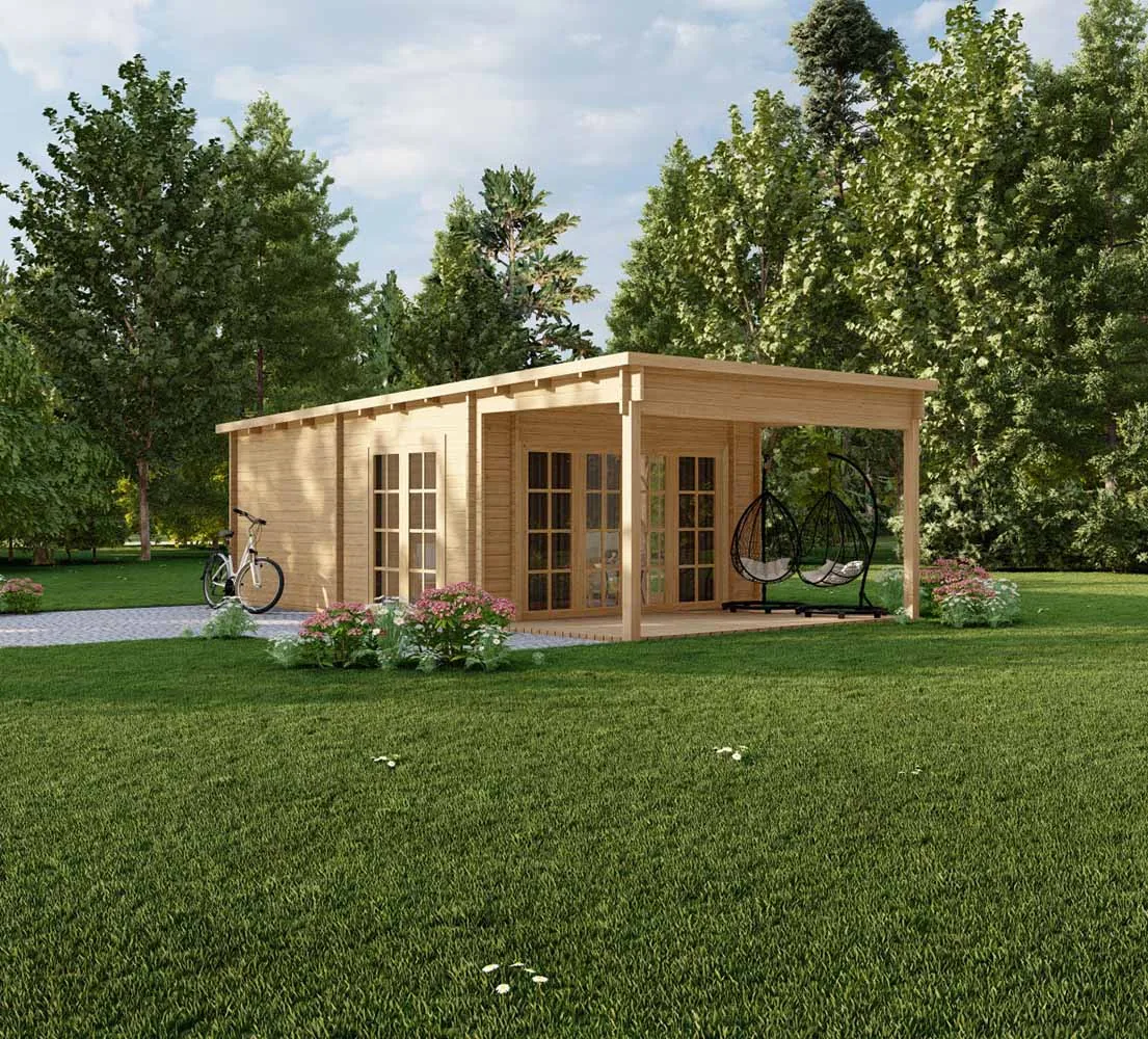 Grosses Gartenhaus Maranta, 5x8, BF 36 m2