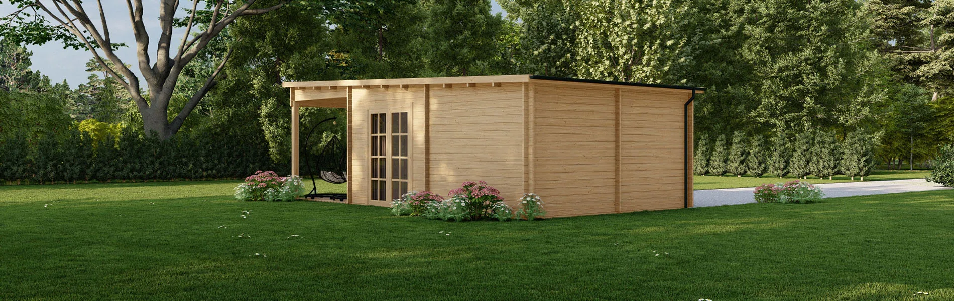 Grosses Gartenhaus Maranta, 5×8, BF 36 m2 3