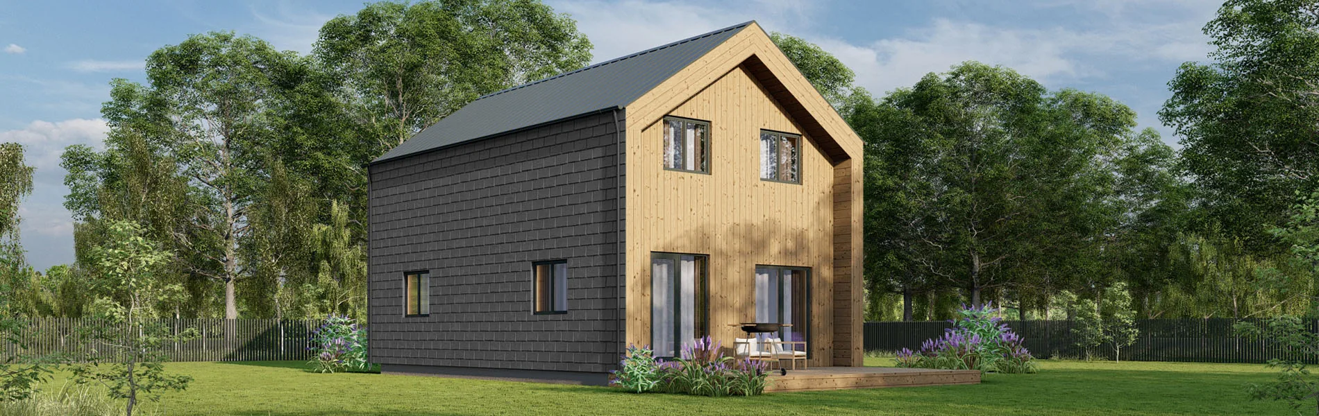 Zweigeschossiges Holzhaus Achimenes V2 3