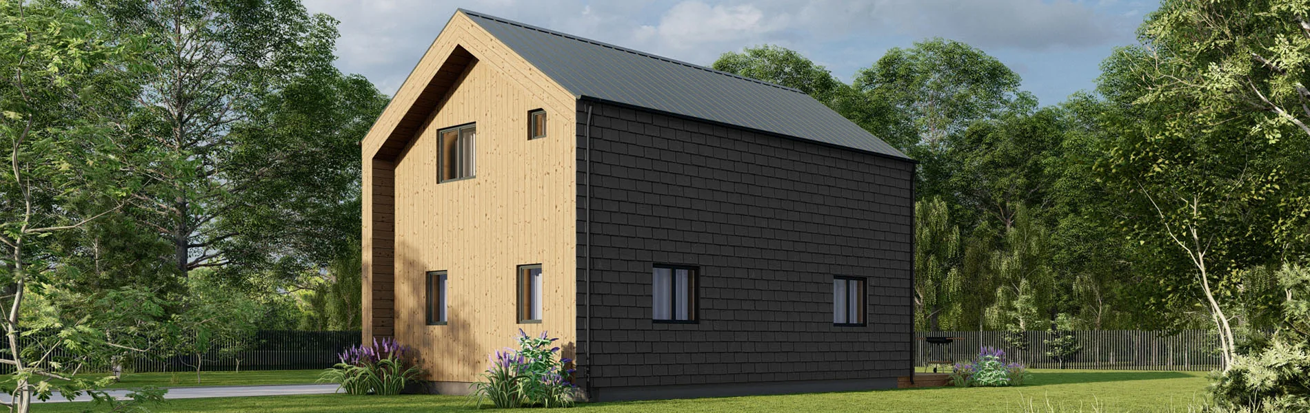 Zweigeschossiges Holzhaus Achimenes V2 4