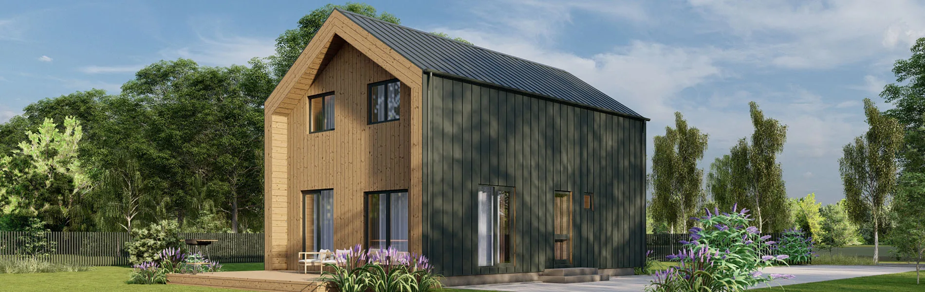 Modernes Holzhaus Achimenes 2