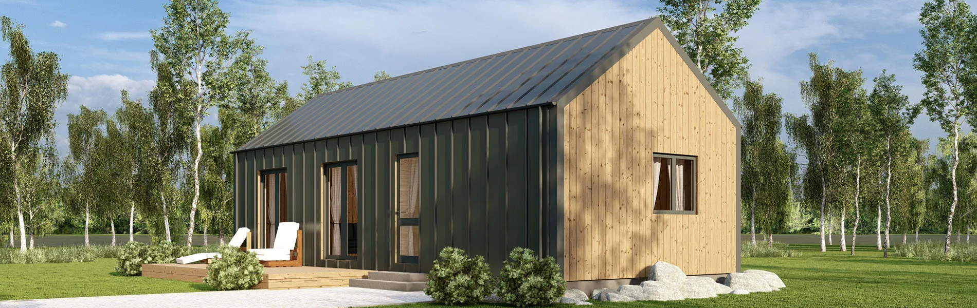 Modernes Holzhaus Bergamia V2 1