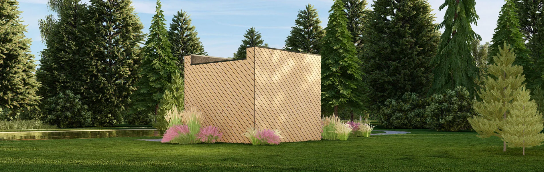 Blockbohlensauna Amyris, 3×3 m, BF 8m2 4