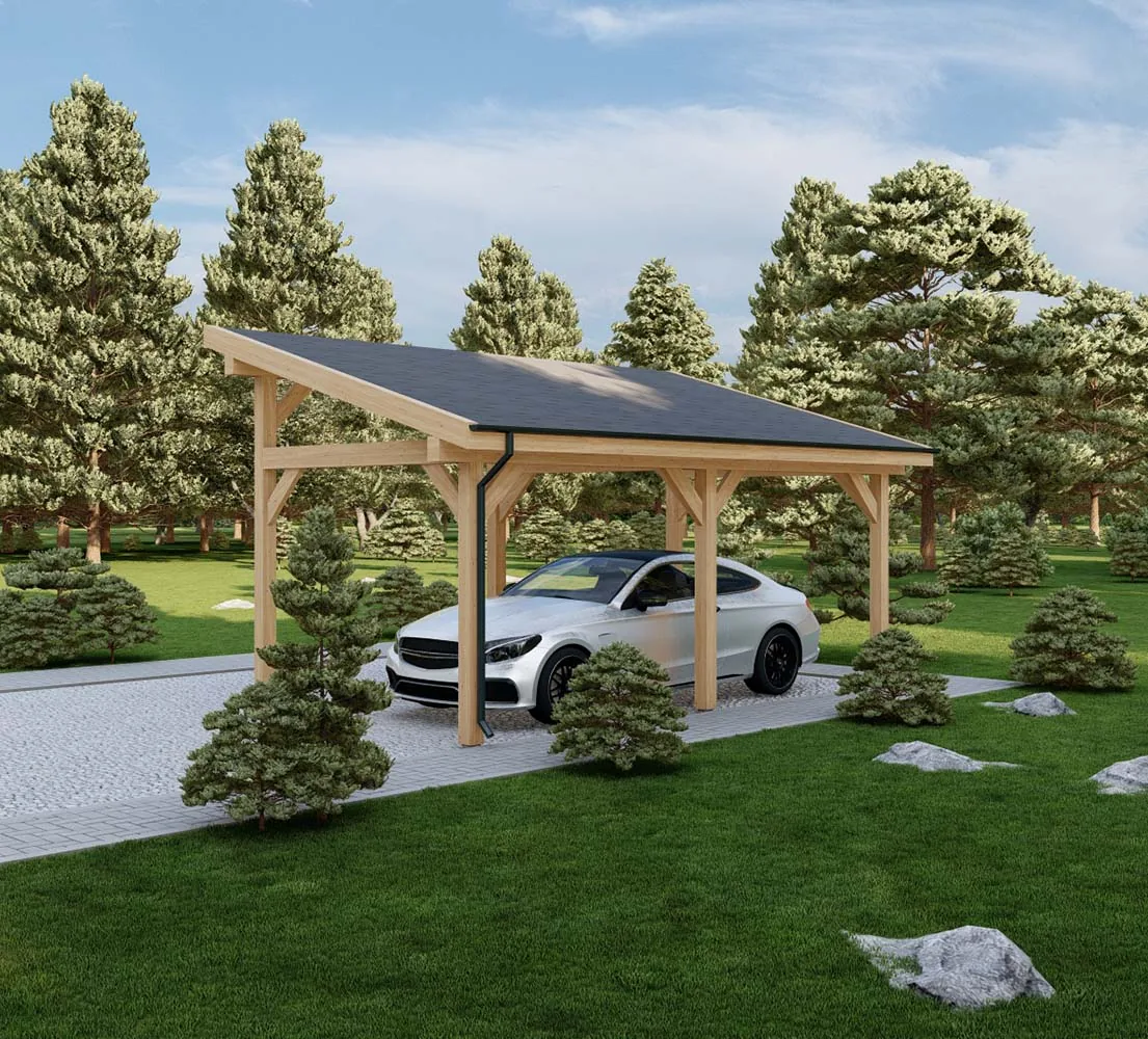 Einzelcarport Vitex, 3.5x6 m