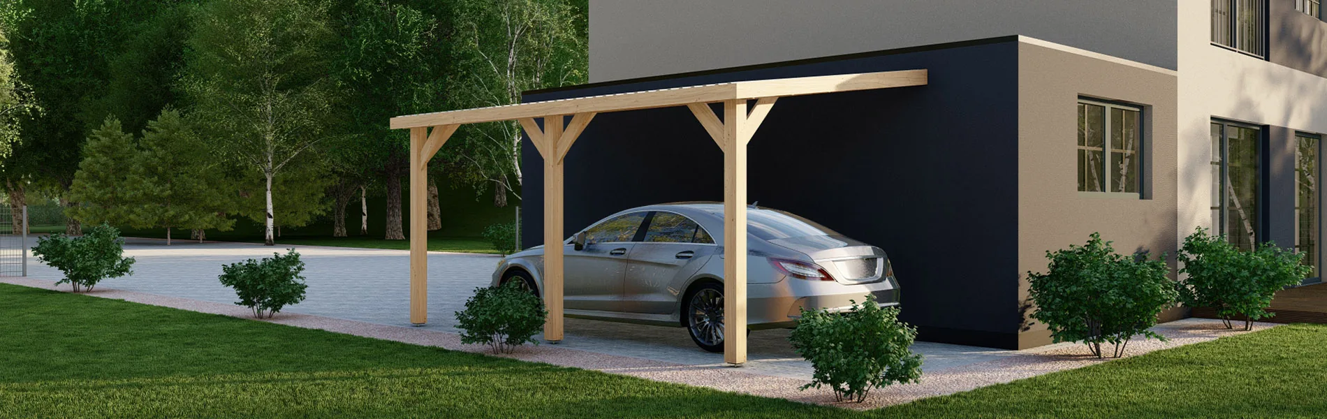 Einzelcarport Iris, 3×5 m 3