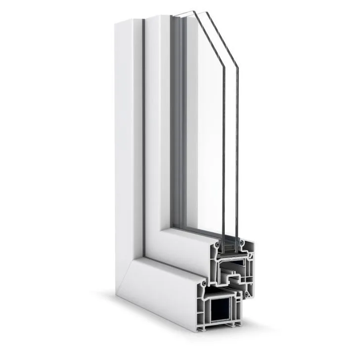 2-fach-verglaste-PVC-Fenster-Weiss