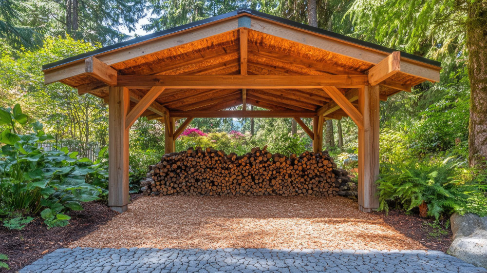 Carport aus holz