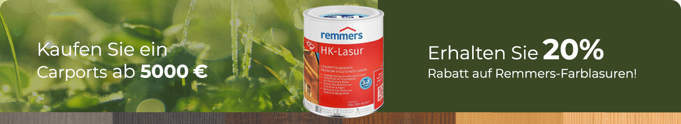 Werbebanner: 20% auf Farblasuren