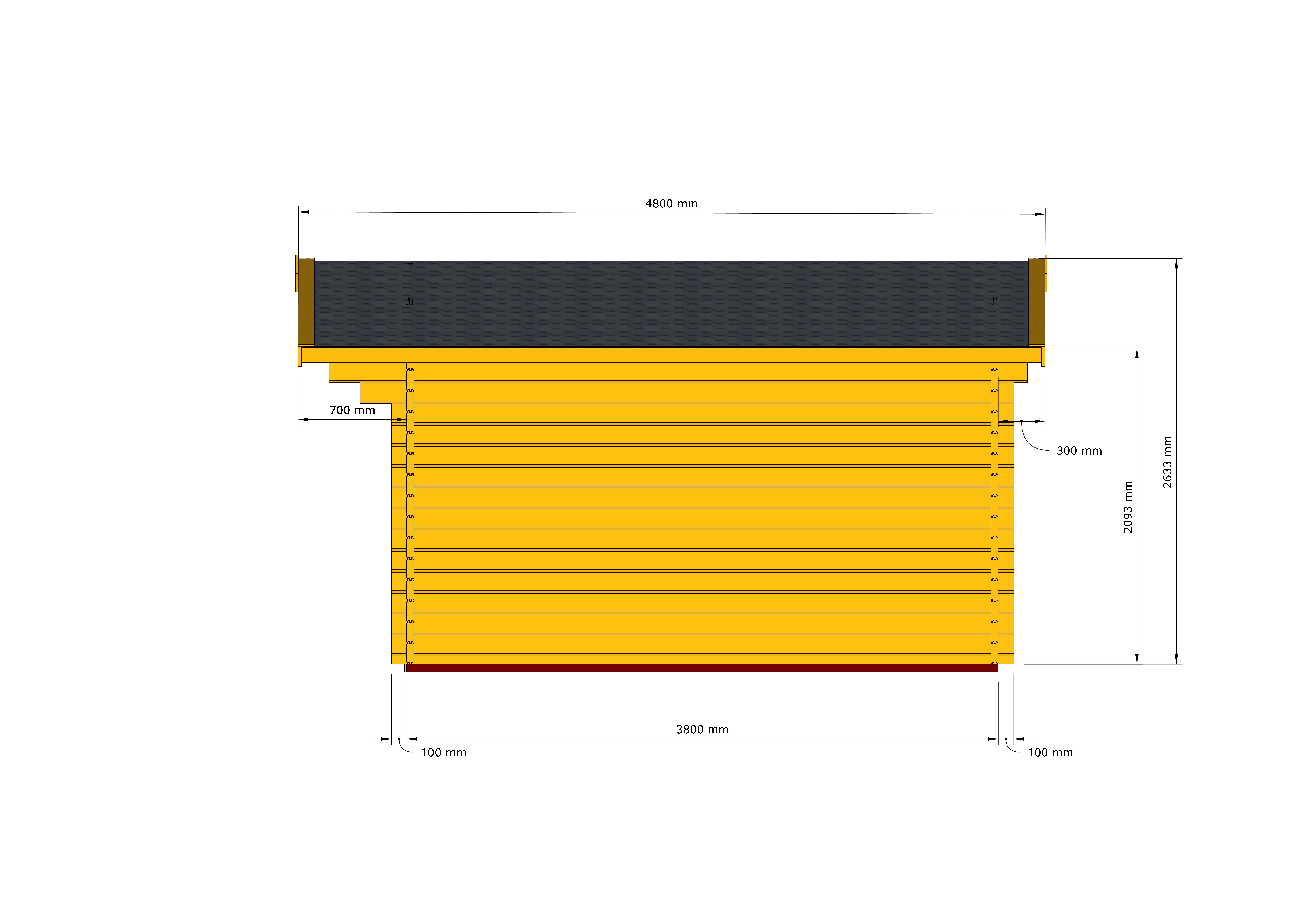 Gartenhaus_aus_Holz_Porrum_4x4_PD_2