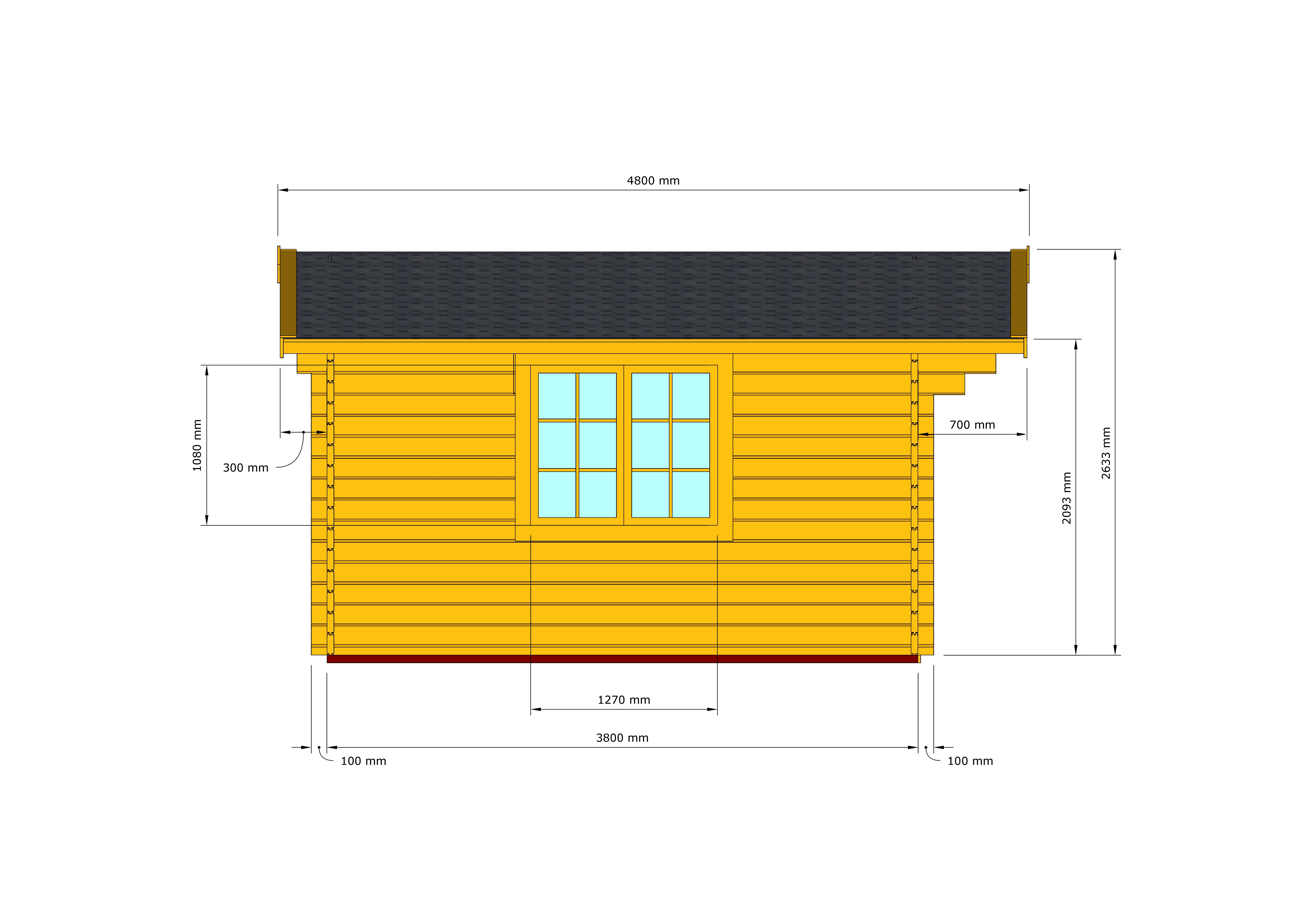 Gartenhaus_aus_Holz_Porrum_4x4_PD_4