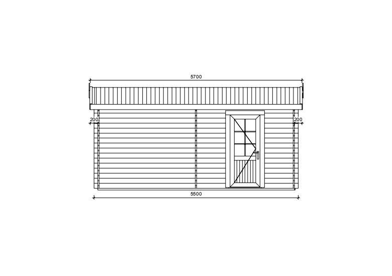 Holzgarage_Acanthus_4x6_mit_Holztor_PD_4