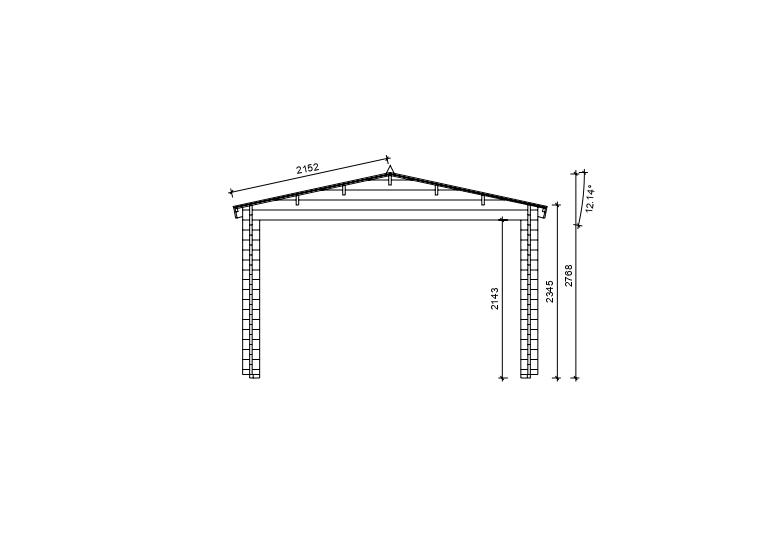 Holzgarage_Acanthus_4x6_mit_Holztor_PD_5