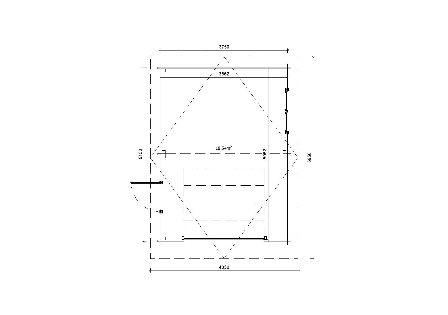 Holzgarage_Alnus_4x6_mit_Sektionaltor_PD_6