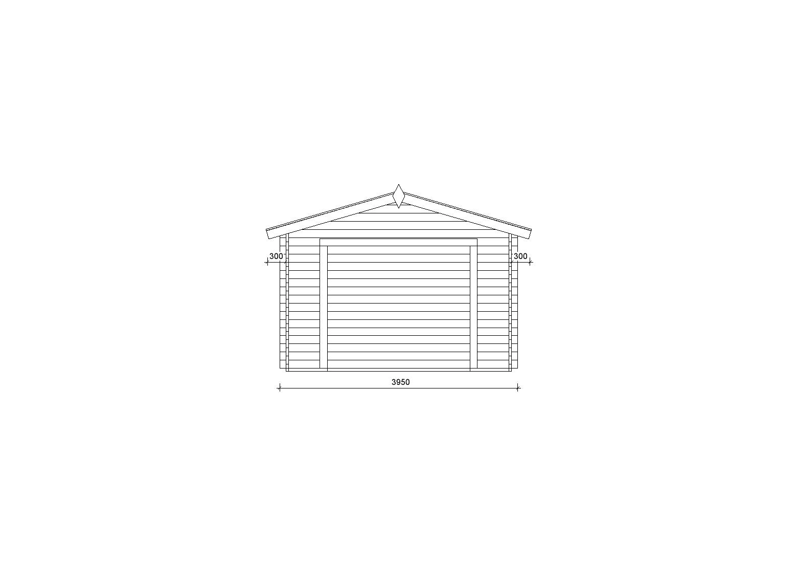 Holzgarage_Alnus_4x6_ohne_Tor_PD_1