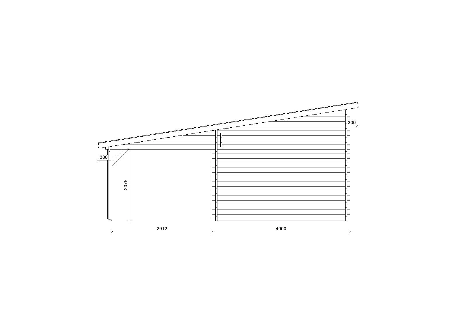 Holzgarage_Carpinus_7x6_mit_Holztor_PD_3