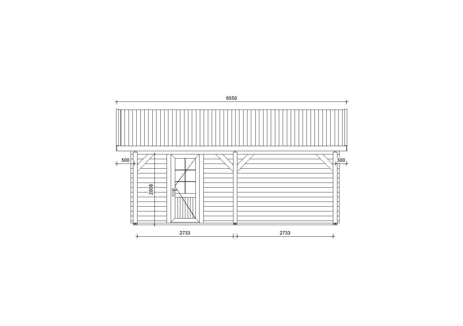 Holzgarage_Carpinus_7x6_mit_Sektionaltor_PD_2