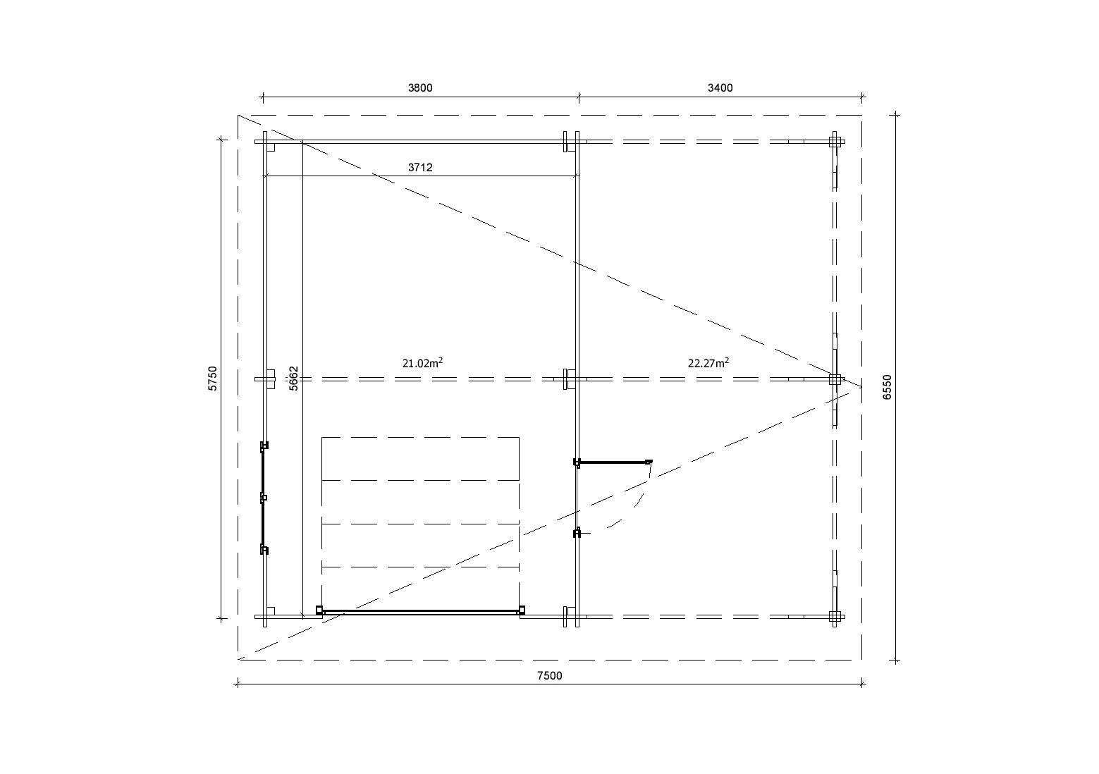 Holzgarage_Carpinus_7x6_mit_Sektionaltor_PD_5