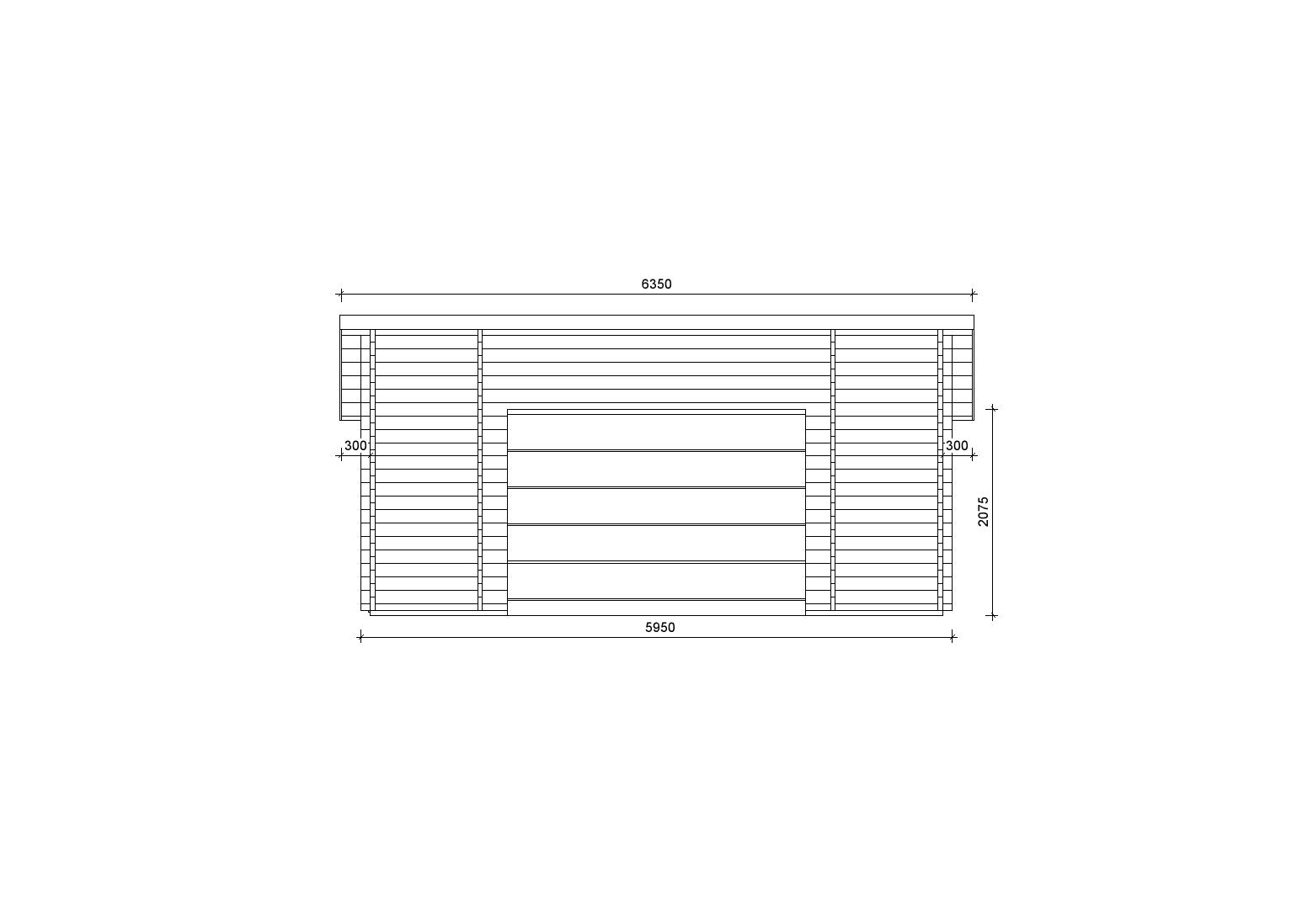 Holzgarage_Fagus_V3_6x6_mit_Sektionaltor_PD_1