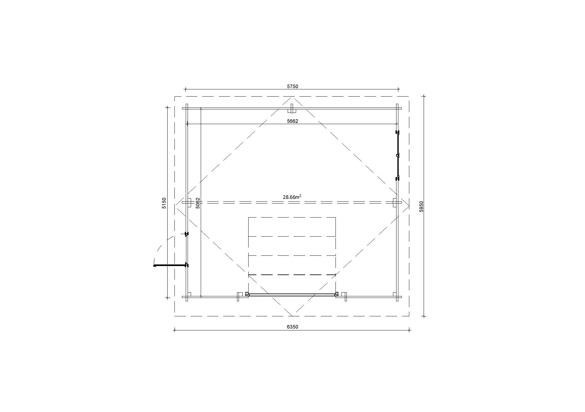 Holzgarage_Larix_6x6_mit_Sektionaltor_PD_5