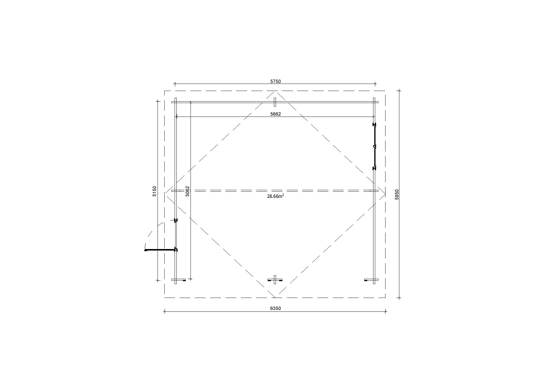 Holzgarage_Larix_V2_6x6_ohne_Tore_PD_6