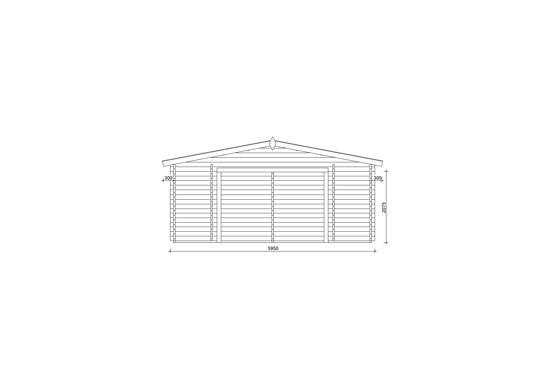 Holzgarage_Larix_V3_6x6_ohne_Tor_PD_1