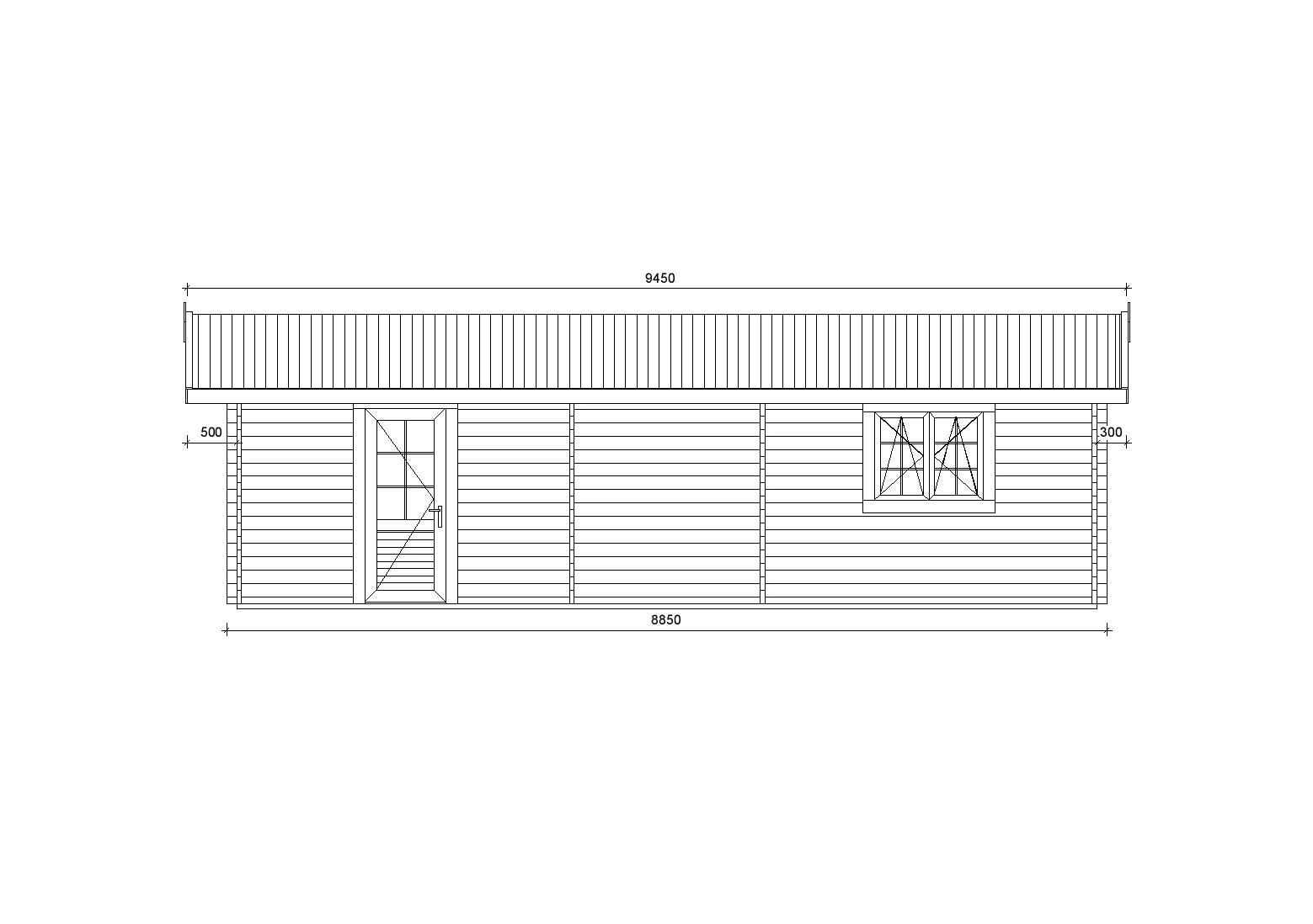 Holzgarage_Laurus_6x9_mit_Sektionaltoren_PD_2