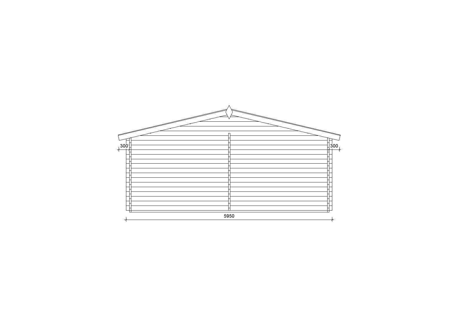 Holzgarage_Laurus_6x9_mit_Sektionaltoren_PD_3