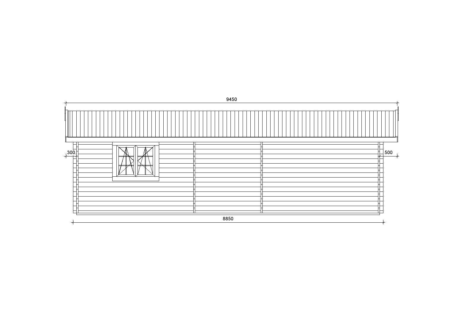 Holzgarage_Laurus_6x9_mit_Sektionaltoren_PD_4