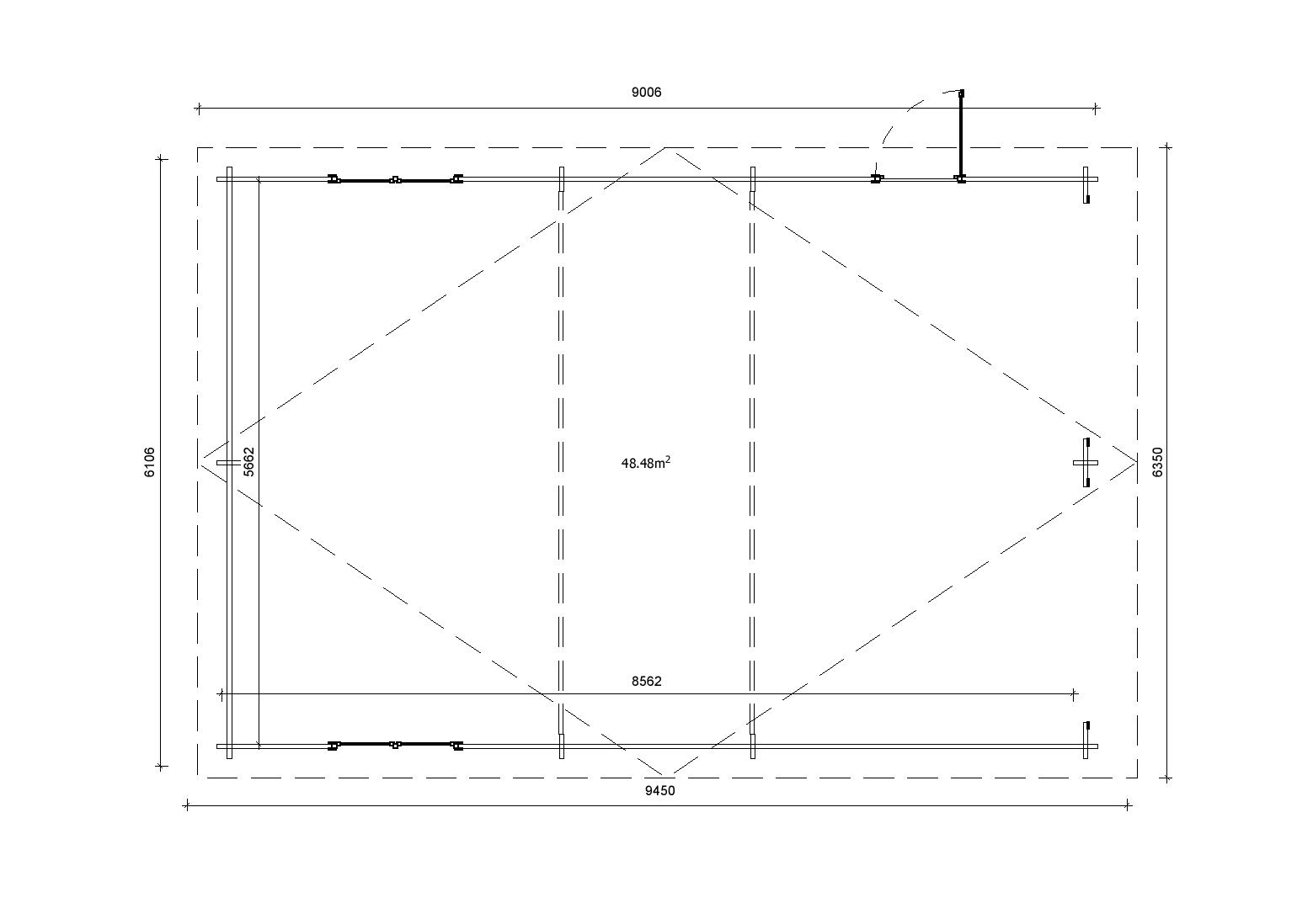 Holzgarage_Laurus_6x9_ohne_Tore_PD_5