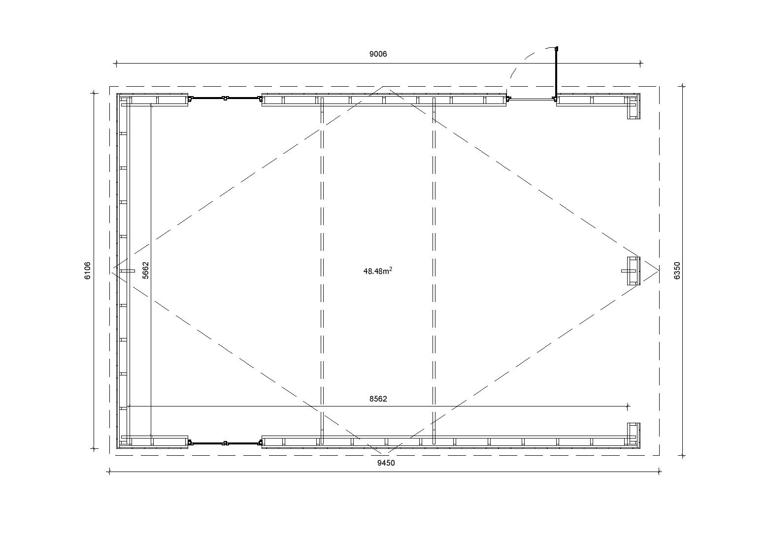 Holzgarage_Laurus_CL3_6x9_ohne_Tore_PD_5