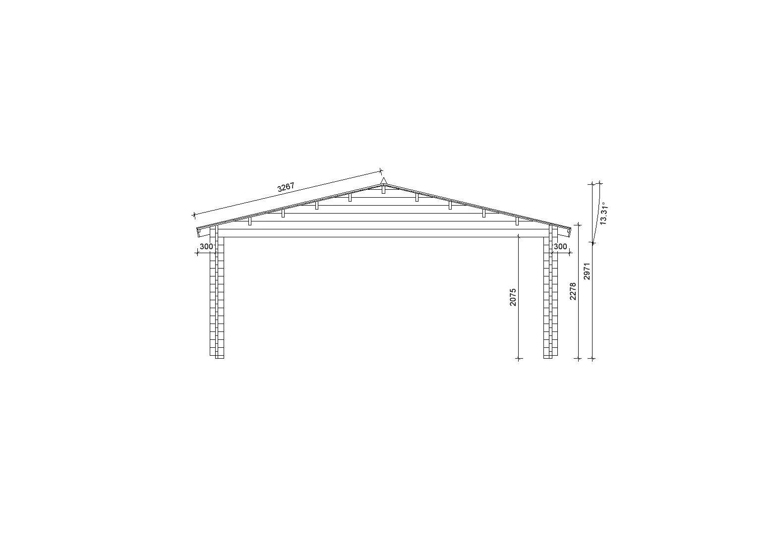 Holzgarage_Picea_9x6_ohne_Tore_PD_6