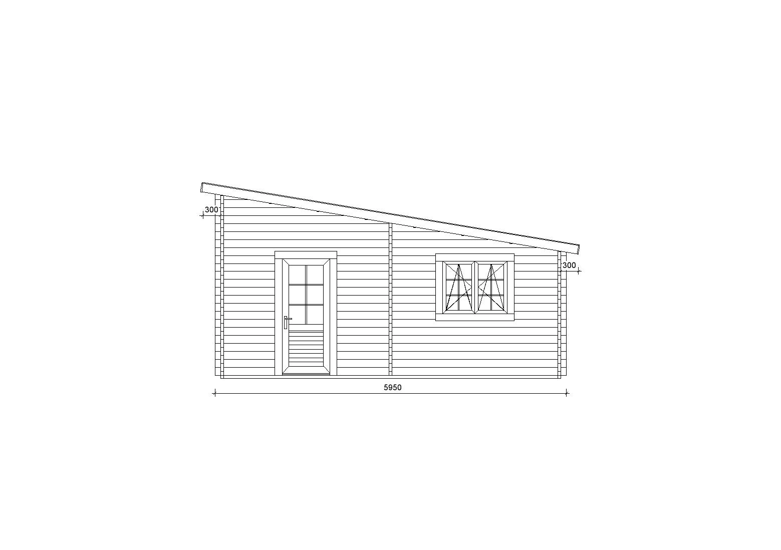Holzgarage_Pinus_9x6_mit_Sektionaltoren_PD_4
