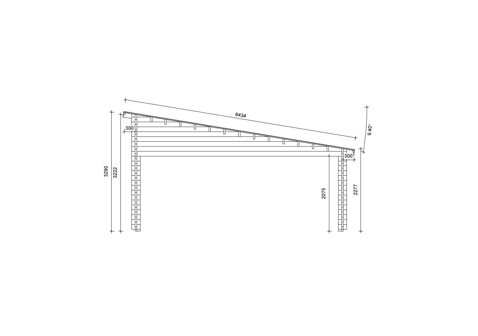 Holzgarage_Pinus_9x6_ohne_Tore_PD_6