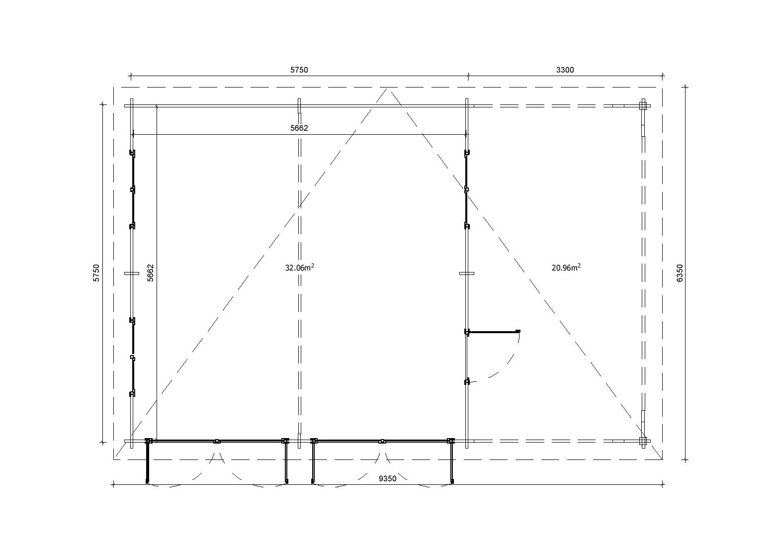 Holzgarage_Platanus_9x6_mit_Holztoren_PD_5