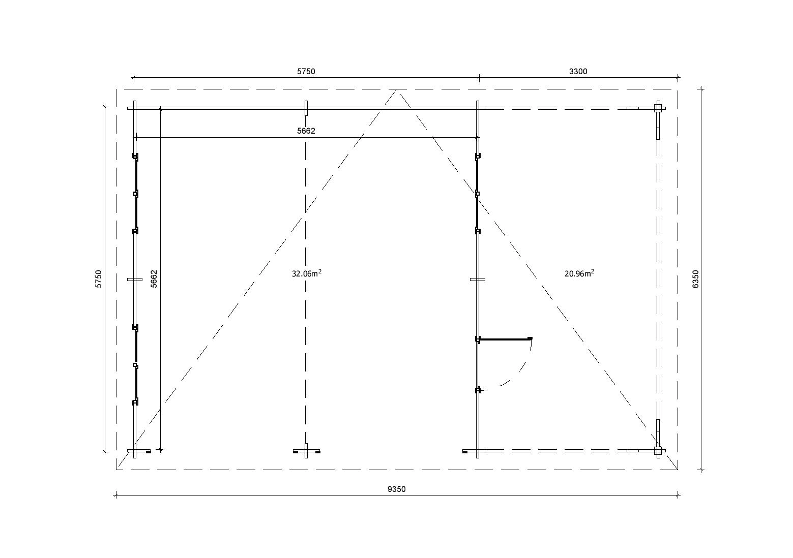 Holzgarage_Platanus_9x6_ohne_Tore_PD_5