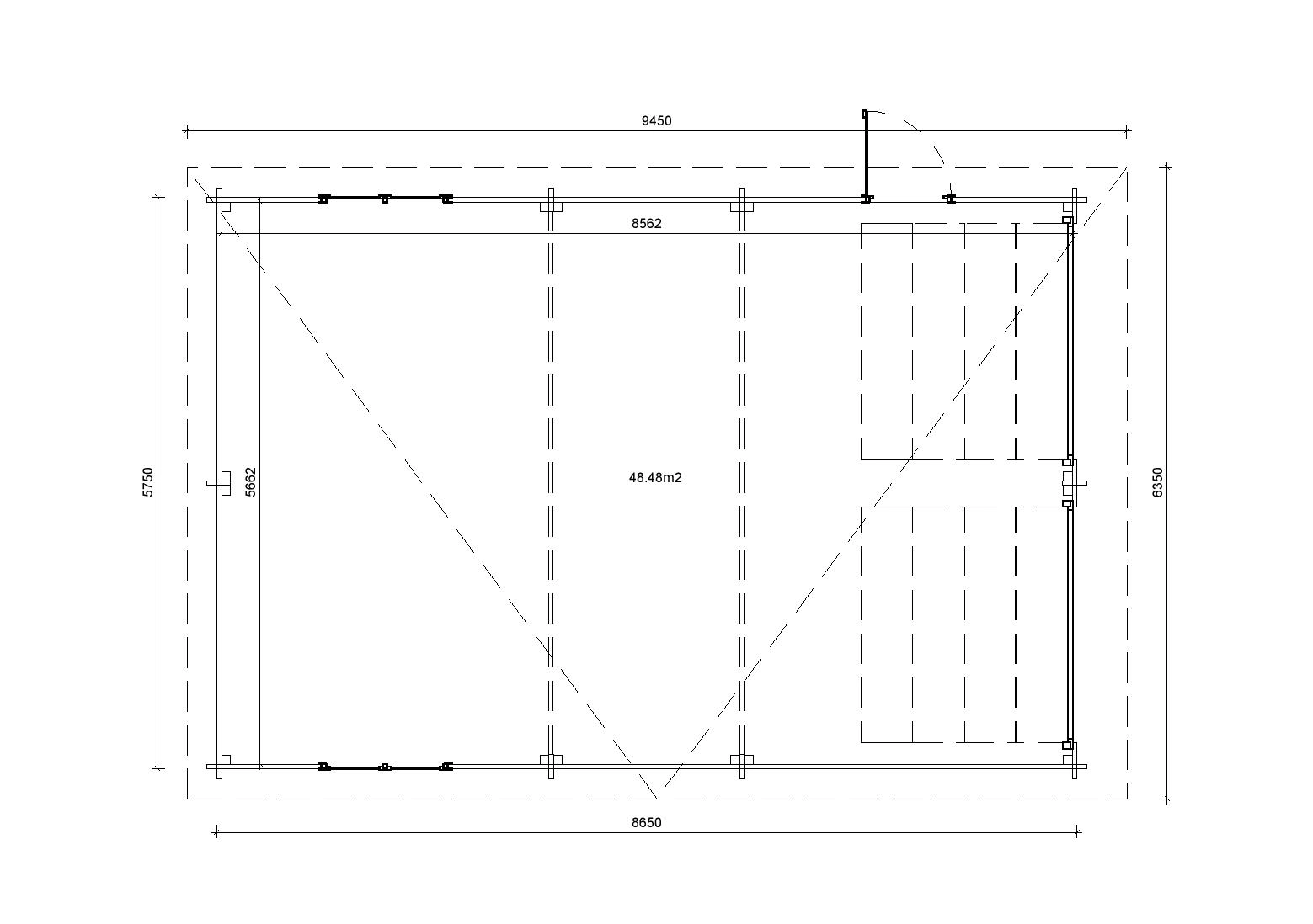 Holzgarage_Populus_6x9_mit_Sektionaltoren_PD_5