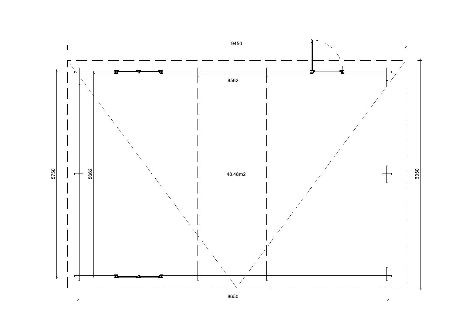 Holzgarage_Populus_6x9_ohne_Tore_PD_5